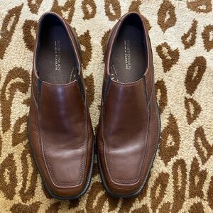 Bostonian Mendon flexlite Loafers Men’s 11.5 Leather Dress Shoes Brown comfort
